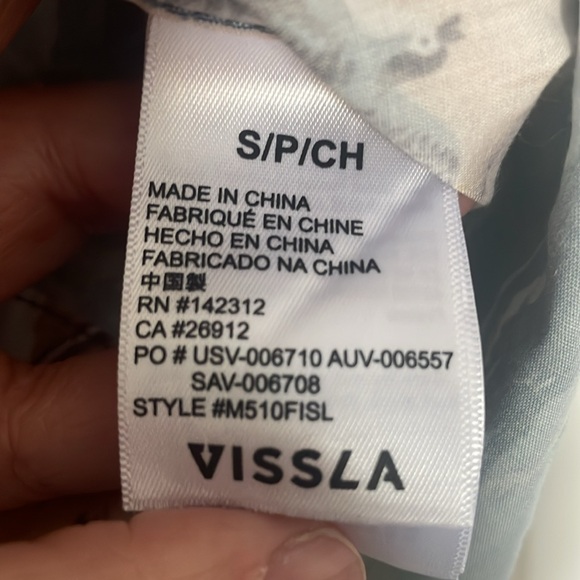 Men’s printed Vissla shirt - Picture 4 of 8